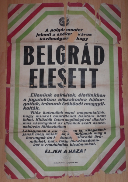 Belgrád elesett!